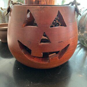 Martha Stewart Wood Pumpkin